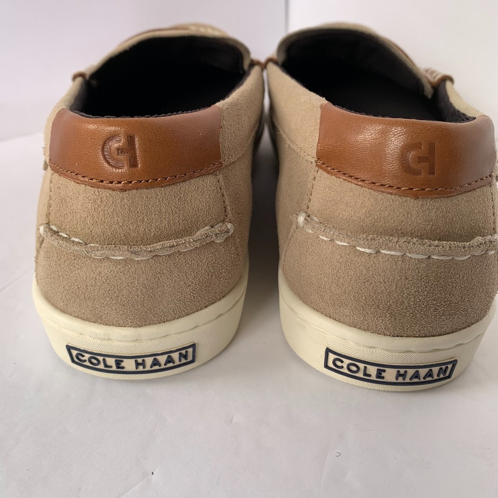 Cole Haan Men's Size 9 Tan Suede Penny Loafer Slip-On Shoes No Box NEW - Picture 4 of 9